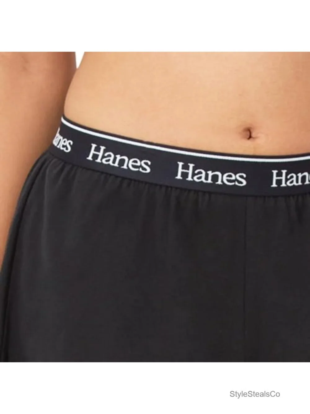2-Pack Pajama Shorts for Women, Soft Cotton-Blend Sleep Shorts